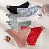 Calcinhas Seamless de Cintura Média para Mulheres, Respiráveis, Não Apertam, Amigáveis à Pele, Roupa Íntima Simples de Cor Sólida