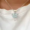 Colar de borboleta com borlas estilo floresta para mulheres corrente para clavícula estilo retro francês barroco corte estilo ins corrente para clavícula com borlas
