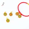 Accesorios DIY exquisitos de oro resistentes al color a largo plazo y resistentes a la presión, collar con colgante de oro japonés, colgante para llave de coche, colgante para teléfono móvil
