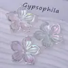 Colorido y Exquisito Mariposa Flor de Acrílico Agujero Recto Hecho a Mano DIY Estilo Antiguo Pasador Cadena para Teléfono con Cuentas Accesorios para Pendientes