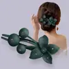 Pinza para el Cabello de Mujer 2025 Nuevo Pinza de Flor Grande de Alta Gama Pinza para el Cabello Pinza para el Cabello Parte Posterior de la Cabeza Estilo Extranjero Pinza de Agarre Pinza de Pico de Pato para Mujer