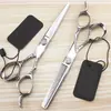 Tijeras de Peluquería Huo Xiaolong de 6.0 pulgadas, Tijeras de Corte de Pelo, Tijeras Rectas, Tijeras para Flequillo, Tijeras Deslizantes, Tijeras Entresacadoras