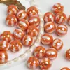 Dingyi 12mm Lua Fria Colorida Circo Contas Galvanizadas Acrílico Com Furo Contas Soltas Pulseira DIY Acessórios de Contas