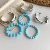 Sueños Antiguos Dorados~Set Dorado Vintage de Pulseras Apilables, Pulseras de Nicho Estilo Resort, Joyería Exagerada para Mujer