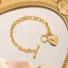 Pulsera Nueva de Acero de Titanio que No se Desvanece para Mujer, Joyería de Mano Versátil Estilo Ins, Pulsera de Moda para Niñas, Gama Alta
