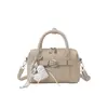 Bolso de Mano Boston de Temperamento Simple para Mujer Bolso Nuevo Versátil Bolso con Almohadilla para el Hombro Gran Capacidad Bolso Cruzado para el Viaje