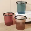 Lixeira Transparente de Cozinha Doméstica Banheiro Vaso Sanitário Novo Modelo Sala de Estar Quarto Vaso Sanitário Cesta para Papel Higiênico Alta Aparência
