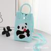 Bolso de Hombro Cruzado Bolso para Teléfono Móvil Bolso de Mano para Llevar a Mano Estilo Abuelo Panda de Chengdu en stock