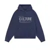 Nuevo Sudadera con Capucha de Moda Otoño Invierno Letra Strass Holgada Estilo Americano Personalizada Tendencia Otoño Retro