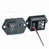 Soquete fêmea Tipo-C 2 em 1 com interruptor basculante, interruptor e soquete integrados para painéis embutidos em dispositivos de armazenamento de energia