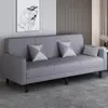 Sofá de tela para apartamentos pequeños, sofá cama plegable, sofá cama multifuncional de doble propósito para sala de estar para apartamentos de alquiler