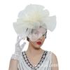 Tocado de Gasa para Novia Europeo y Americano Pasador Diadema Doble Uso Tocado de Plumas Más Vendido Accesorios para el Cabello de Fiesta Banquete