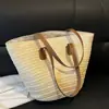 Bolso tote tejido de color liso para mujer 2026 nuevo, bolso de paja, bolso de hombro de gran capacidad para verano, bolso de playa para vacaciones