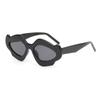 Óculos de sol engraçados da moda estilo coreano Wave Trend 5609, óculos de sol masculinos e femininos de nicho, personalidade europeia e americana, óculos de sol à prova de UV