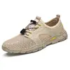 Zapatos Deportivos de Malla para Hombre de Talla Grande sin Cordones de Caña Baja Transpirables Ligeros Color Sólido Zapatos Casuales Zapatos para Correr al Aire Libre