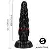 Tapón anal grueso grande pene suave grueso grande tapón anal patio trasero boxeo expansor anal masturbación anal masculina y femenina expansión grande a pequeño