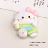 Accesorios de Resina para Manualidades de Dibujos Animados Joyería Fiesta Gatito Pegamento de Crema Pasador Funda de Teléfono Móvil Hebilla de Zapato Llavero Colgante con
