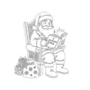 Decoraciones Navideñas de Papá Noel Pingüino de Dibujos Animados Blanco Reno Árbol de Navidad Pegatinas Estáticas para Ventana de Vidrio Transfronterizo