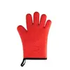 Luvas Isoladas Luvas de Silicone Resistentes ao Calor Forno de Cozinha Domésticas Antiderrapantes Luvas Resistentes ao Calor para Micro-ondas Utensílios de Panificação