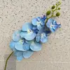 7 Orquídeas Phalaenopsis Artificiales para Arreglos de Boda, Flores Falsas para Decoración del Hogar, Arte Floral para Decoraciones de Boda, Compra en Lote Pequeño