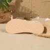 Sandalias Planas para Mujer Cuerda de Cáñamo Imitación Suela Falsa de Cáñamo Tira de Terciopelo Correa Cruzada Zapatillas Sandalias para Mujer Transfronterizas de Amazon