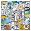 50 pegatinas originales de pez gato a crayón, divertidas y creativas, dibujadas a mano, lindas de mascotas, impermeables, decorativas para agendas