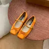 Sapatos Mary Jane Versáteis Estilo Doce Primavera 2026 para Mulheres, Bico Quadrado, Salto Baixo, Simples e Emagrecedores com Laço