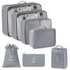 Conjunto de Sacos de Armazenamento para Viagem Transfronteiriça, Sacos para Organização e Embalagem de Roupas, Sapatos, Roupas Íntimas, Necessaire Digital, Bolsa de Viagem para Cosméticos
