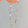 Pulseira legal de lua estrela Gelo Quebrado Feminina Nicho de luxo leve Requintada High-end Simples Personalidade Combina com tudo Pulseira namoradas