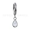 Aro de Titanio F136 Colgante Anillo Hélice Hueso del Oído Cuerpo de Aleación de Titanio G23 Joyería para Piercing en el Cuerpo Pendientes Fábrica Transfronteriza