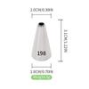 Bico de confeitar rosa pétala estilo coreano bico de confeitar aço inoxidável 304 bico de confeitar feijão de biscoito bolo creme bico 6 dentes 8 dentes 9 dentes