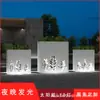 Departmento de Ventas de jardinera de flores luminosas para hotel, combinación de mampara móvil, maceta municipal, jardinera exterior de hierro y acero inoxidable con luz