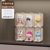 Caixa cega Armazenamento Display Rack Transparente Completo Mão Display Cabinet Dustproof Bubble Mate Doll Storage Display Box