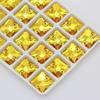 Cristal Super Brillante Cuadrado Doble Agujero Fondo Plano Diamante DIY Cristal Diamante Cosido a Mano Ropa Joyería para Boda Diamante