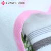 Productos genuinos Jieliya algodón absorbente toalla facial raya de color pareja toalla cuadrada sin retorcer 6409 outlet de fábrica