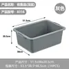 Caja de arena para gatos de plástico profunda y engrosada, resistente a impactos, inodoro para gatos de mascota doméstico, cubeta de plástico de gran capacidad, caja giratoria para gatos