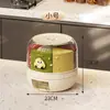 Nuevo Modelo de Cubo de Arroz Compartimentado Multigrano para Uso Doméstico, Cubo de Arroz Giratorio, Cubo de Almacenamiento de Granos, Cubo de Arroz a Prueba de Polvo para Almacenamiento de Granos Gruesos