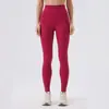 Calça de Yoga Cintura Alta com Sensação de Segunda Pele, Levanta Bumbum, Calça Fitness Escovada para Mulheres, Estilo Europeu e Americano, Bumbum de Pêssego, Emagrecimento, Calça Esportiva Justa