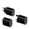 Cargador de teléfono móvil multipuerto de carga rápida 5.1A QC3.0 4USB Regulaciones de EE. UU. Regulaciones europeas Regulaciones británicas Cabezal de carga de viaje Venta al por mayor