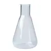 Matraz de Cuarzo Transparente Botella de Combustión de Vidrio de Cuarzo Triangular Aparato de Reflujo Matraz Cónico de Cuarzo Instrumento de Laboratorio