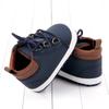 Sapatos Casuais para Bebê Estilo Coreano Primavera e Outono, Sapatos Leves para Crianças Pequenas de 0 a 1 Ano, Sapatos Simples para Pré-Caminhada para Meninos