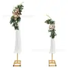 Boda Transfronteriza Diseño de Fondo para Boda Guía de Camino Soporte Decorativo para Flores Adornos Arco de Globos para Fiesta de Vacaciones Soporte Arte de Hierro
