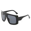 Nuevas gafas de sol de montura grande de moda europea y americana para mujer, gafas de sol con combinación de todo, exquisitas gafas de sol con lentes de mosaico