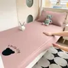 Dormitorio de Estudiantes Colchoneta de Frijol de Hielo Tipo Sábana una Plegable Suave Colchoneta Verano Dormitorio Individual Colchoneta Lavable a Máquina Verano