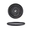 Plato de Sashimi de Sushi Japonés Transfronterizo Plato Comercial Occidental para Bistec Plato para Ave Asada Barbacoa Plato de Buffet Plato Negro