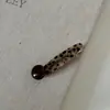 Grampo de Cabelo Colorido com Estampa de Leopardo em Acetato Coreano Moda Fofo Presilha para Franja Presilha Lateral Acessório de Cabelo Infantil Grampo para Meninas