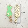 Fabricante de Acessórios para Gatinhos, Atacado de Joias Artesanais DIY em Liga, Acessórios para Joias DIY com Esmalte Gotejado de Fábrica