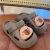 Pantuflas de EVA para bebés niños y niñas, sandalias de verano antideslizantes para bebés y niños pequeños, pantuflas cerradas para niños para interiores y baño