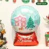 Nuevos Globos de Papel de Aluminio de Navidad Árbol de Navidad Grande Papá Noel Decoración Festiva Sala de Estar Decoraciones de Globos para Nochebuena