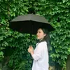 Paraguas transparente al por mayor de plástico desechable con mango largo automático para sol y lluvia paraguas con logo impreso paraguas de regalo publicitario para niños